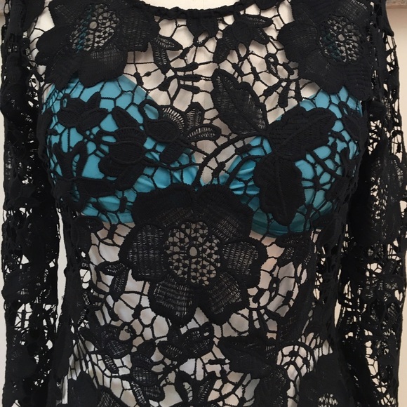 Out in the Open Crochet Dress - Beach Cover-Up - Picture 5 of 7