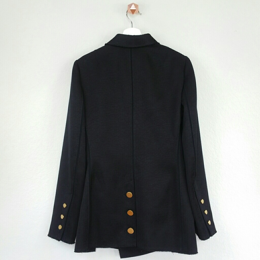 PROENZA SCHOULER asymmetric wool jacquard blazer - Picture 4 of 8