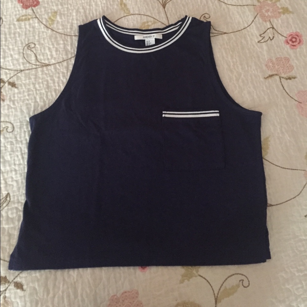 Navy Tank Top