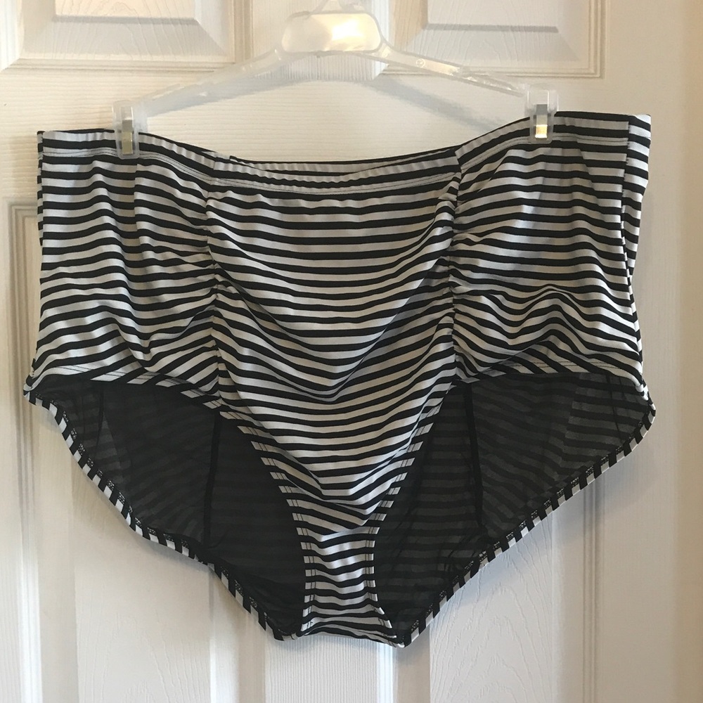 Torrid Rouched high Waisted Swim Bottoms