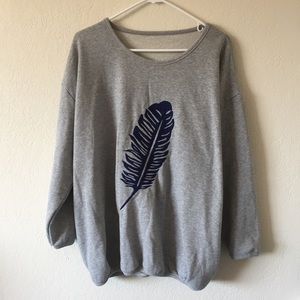 Plus size one size Sweatshirt with pockets
