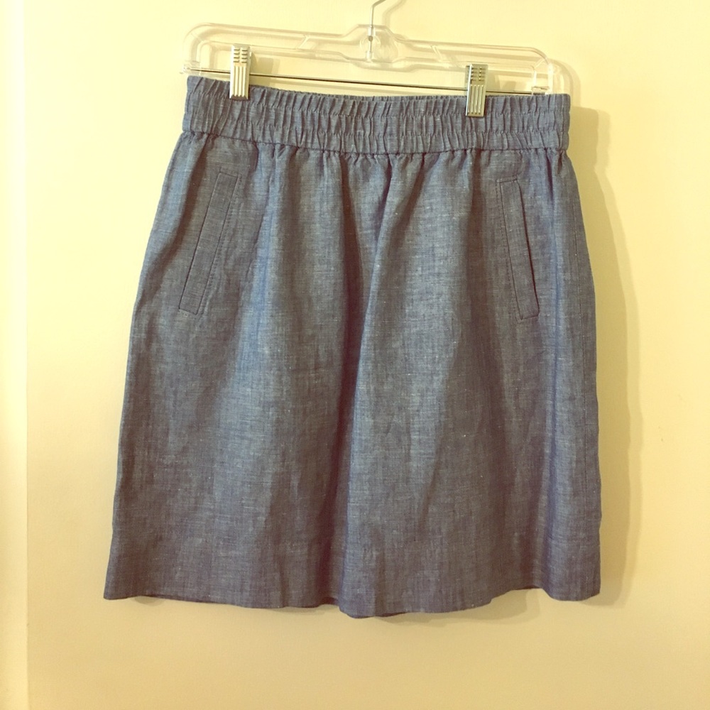 Denim loft skirt