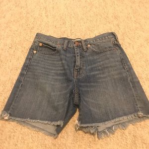 Madewell Denim Boyfriend Shorts