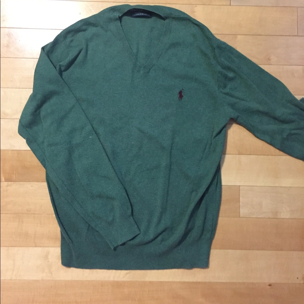 Cozy Green Ralph Lauren Sweater