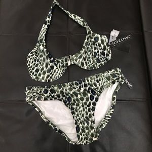 Jantzen leopard print bikini