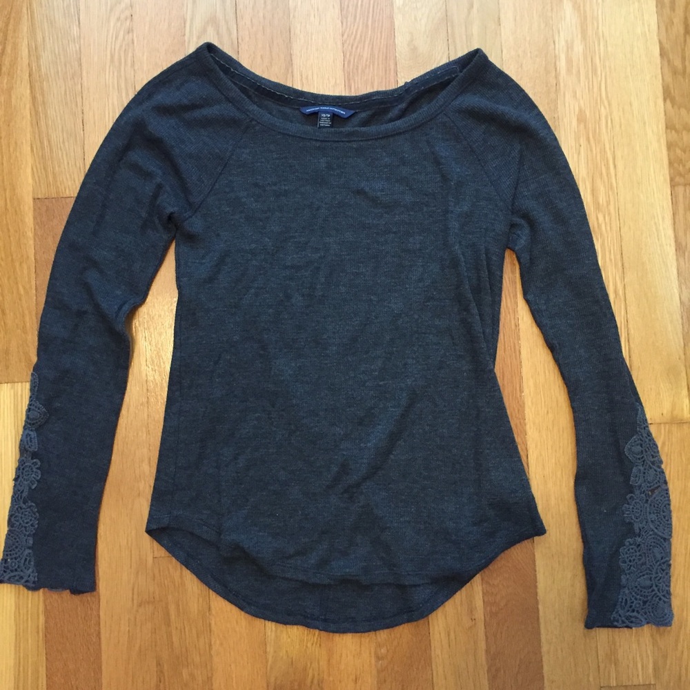 Heather grey long sleeve