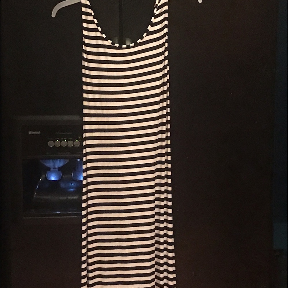 ELAN maxi striped dress size L