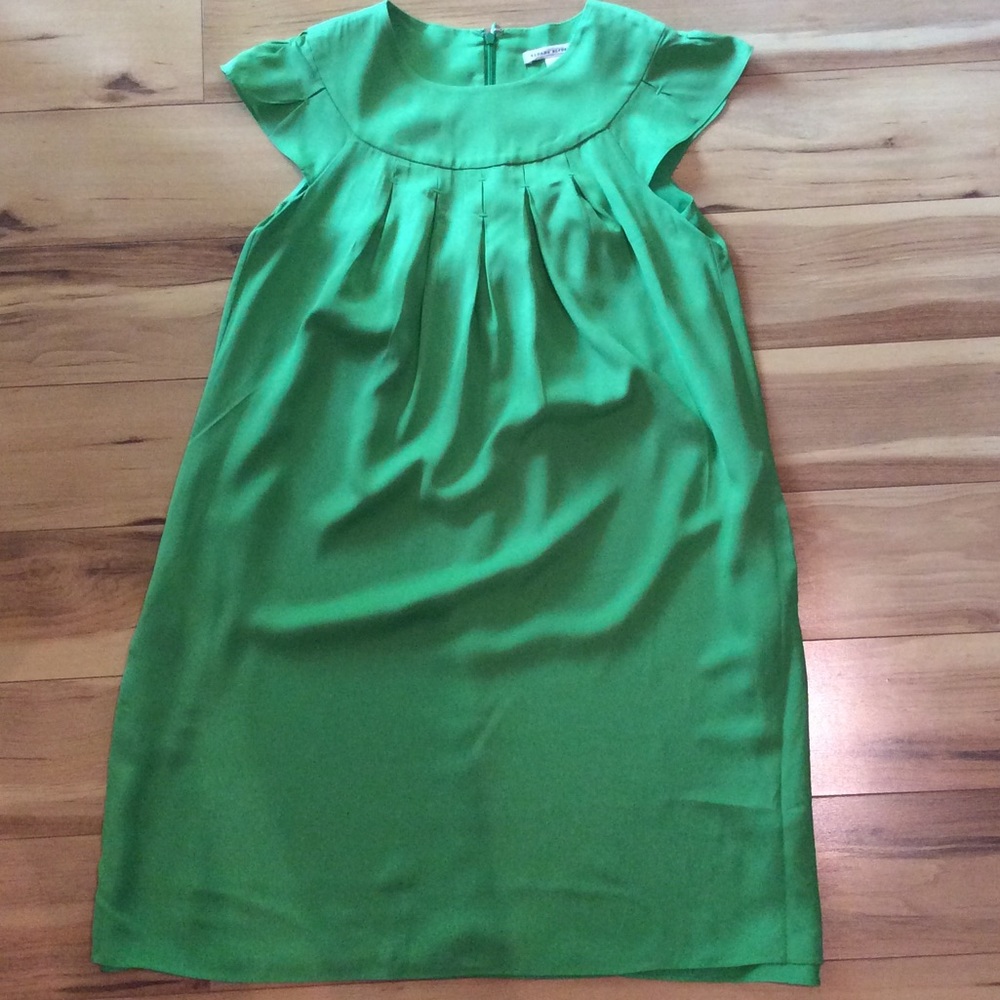 Banana Republic XS Kelly Green Swing Dress