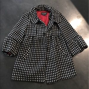 Chime black and white jacket