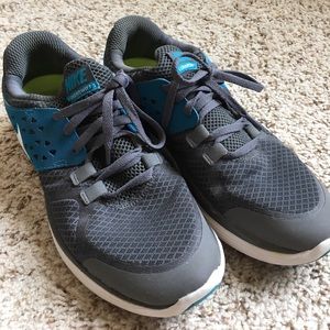 Blue and gray women's Nike's
