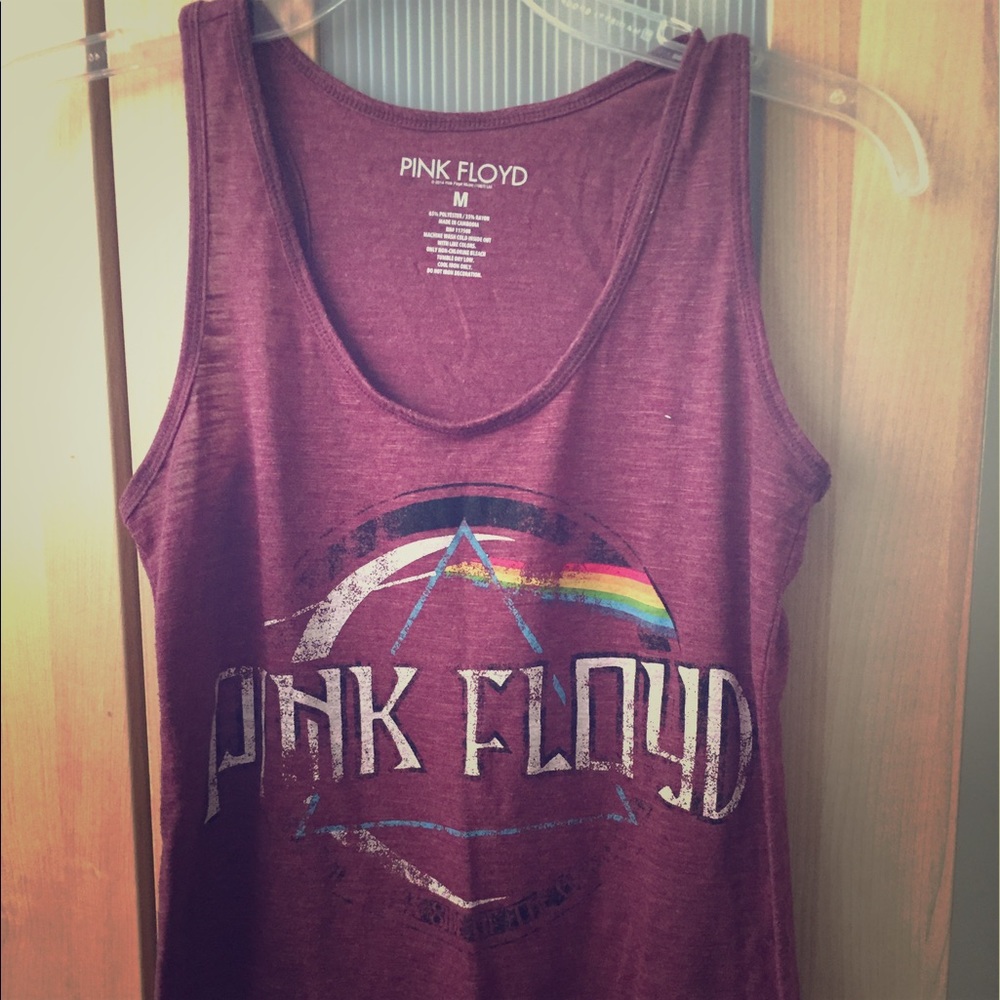 Pink Floyd tank top.