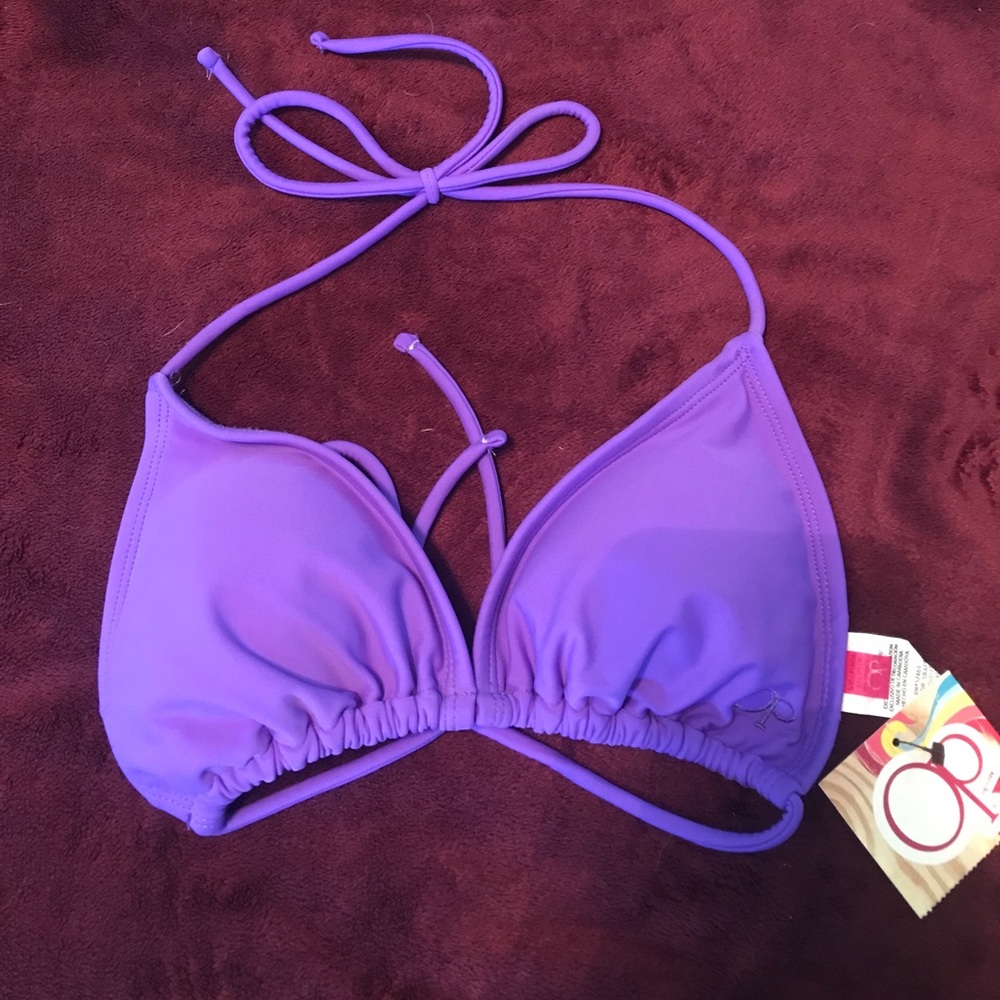 NWT Bright Purple bikini top!
