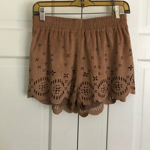 MINK PINK suede shorts