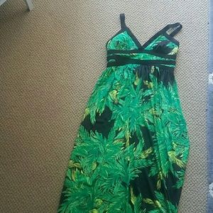 Tropical maxi dress
