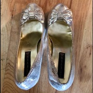 Steven silver bow pumps 8