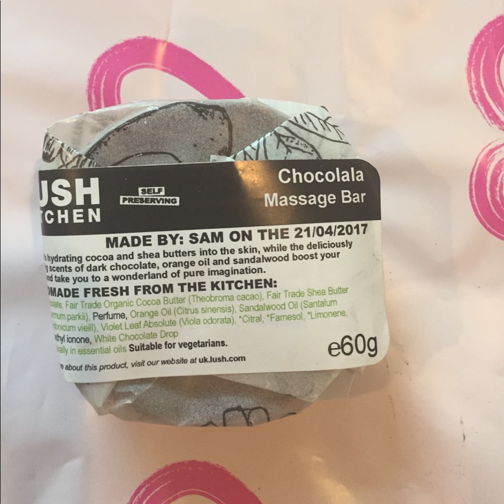 Lush Kitchen Chocolala Massage Bar ✨👋