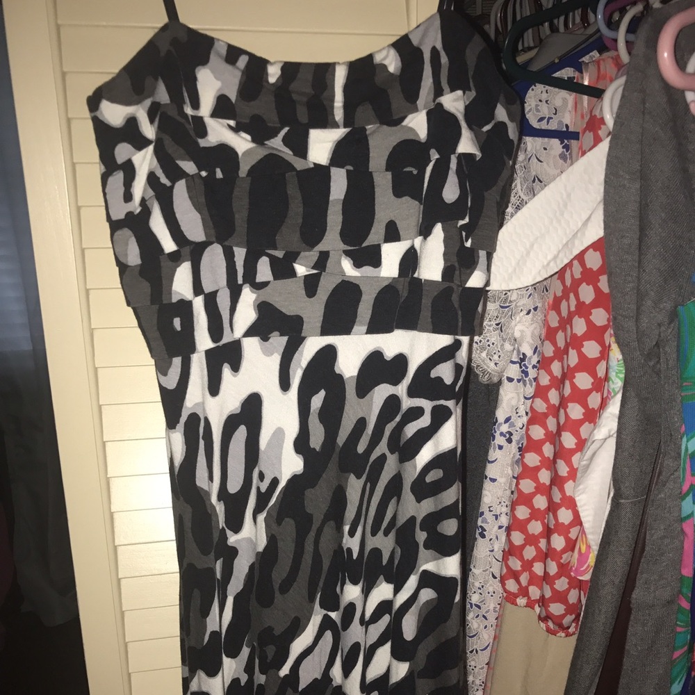 Cache leopard print dress