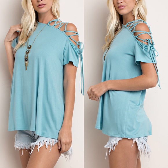 VIENNA Uber soft top - SEA BLUE - Picture 2 of 4