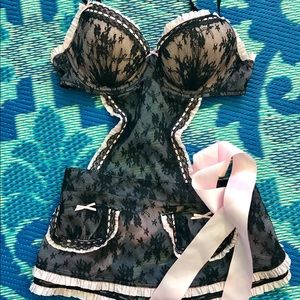 Victoria's Secret Lave Apron Babydoll 34C