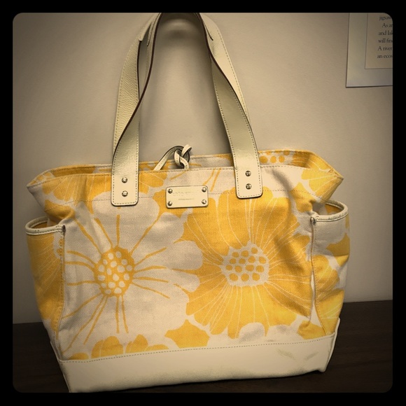 Kate Spade Yellow Flower Crossbody Purses