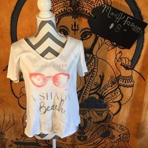 "No One Likes a Shady Beach" Hollister Tee Shirt