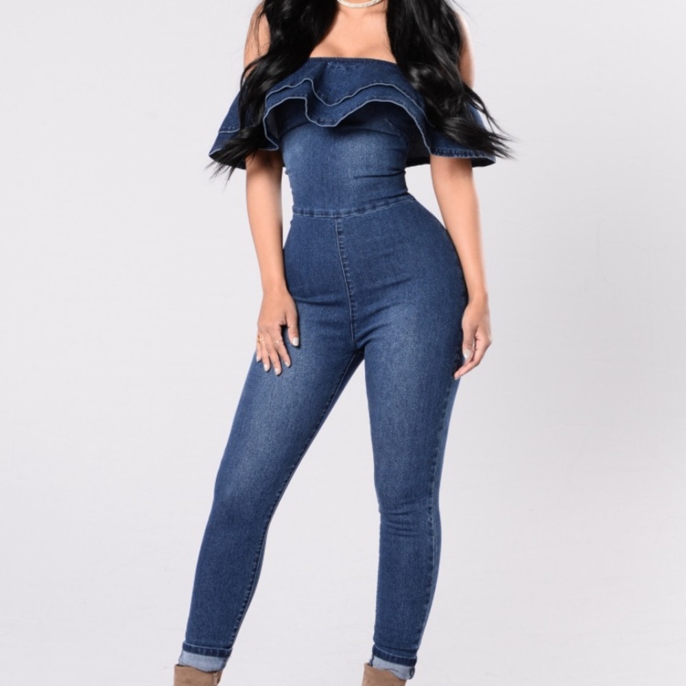 Denim jumpsuit