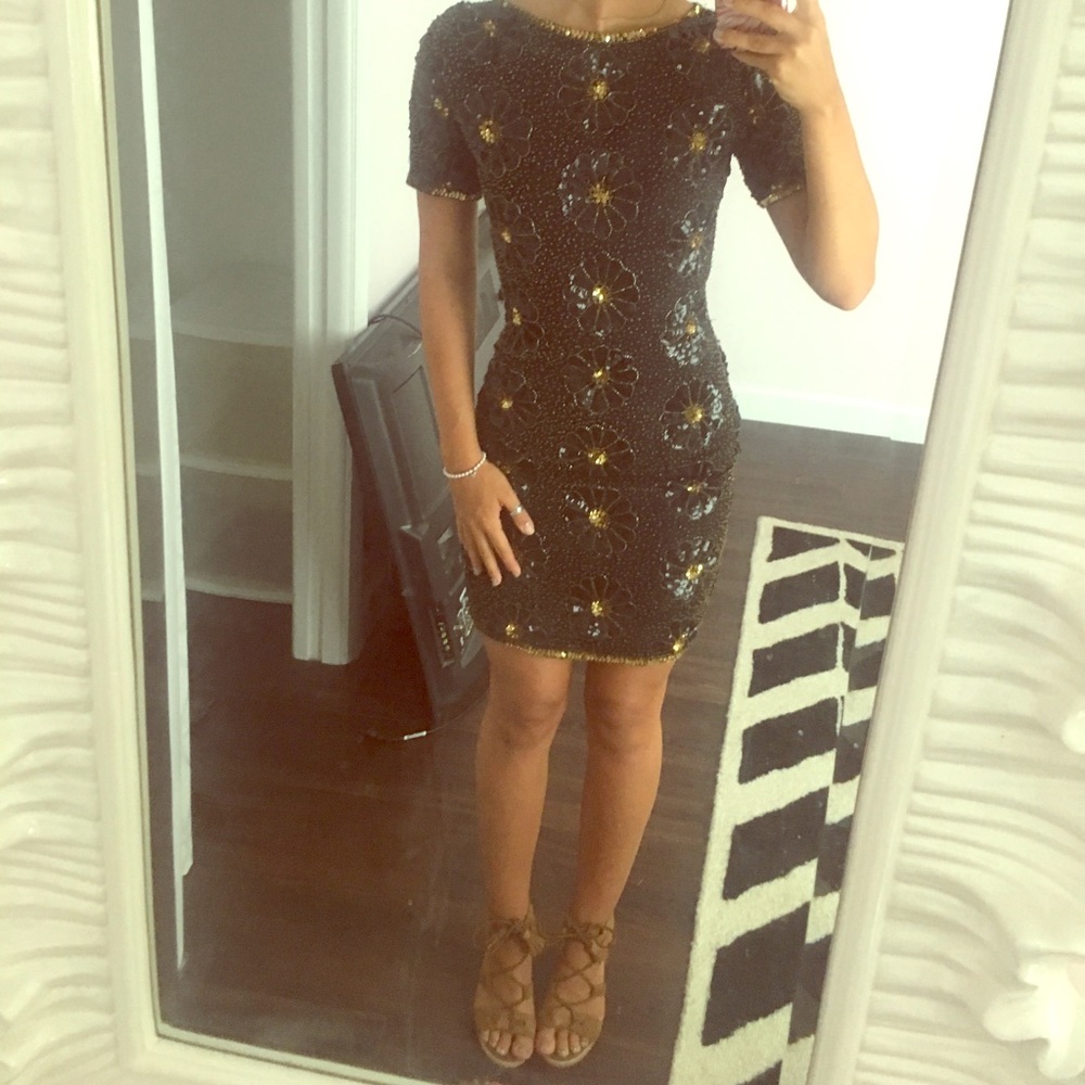 Sequined / beaded vintage dress