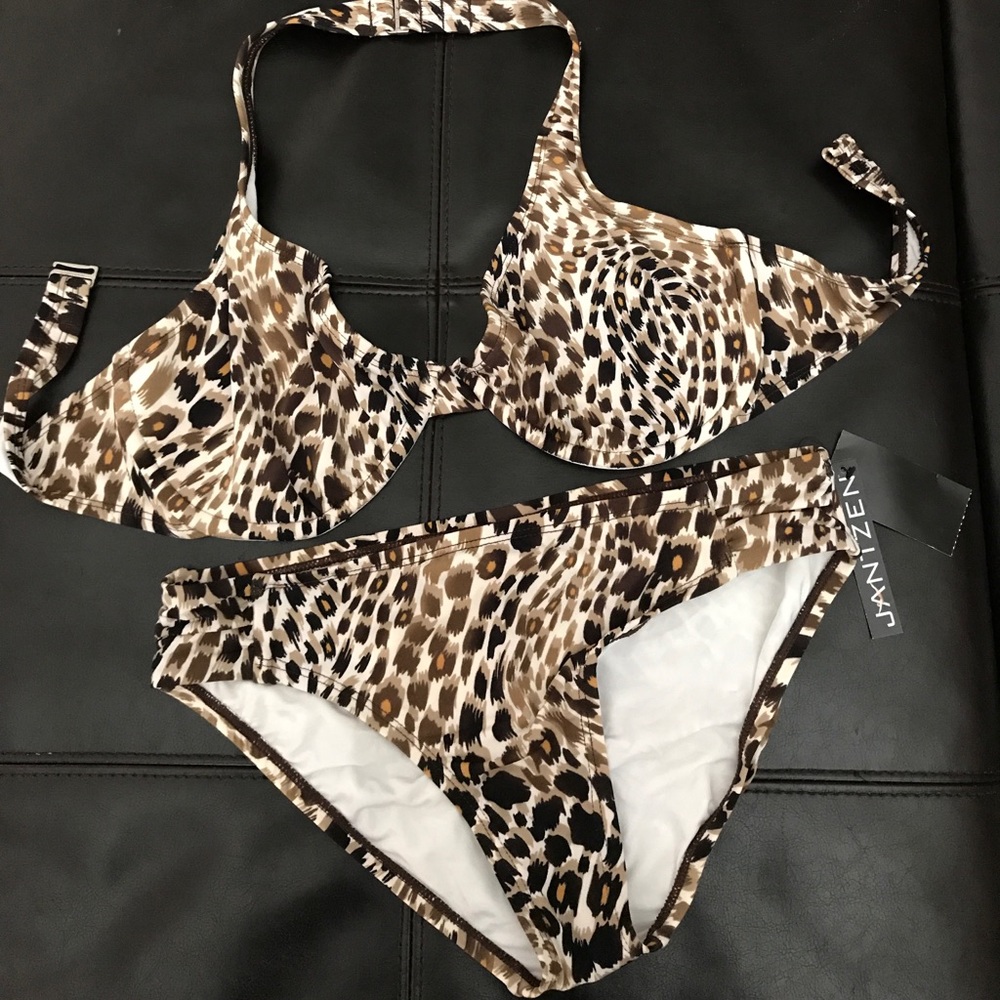 Jantzen leopard print bikini