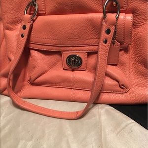 Authentic leather Coach purse