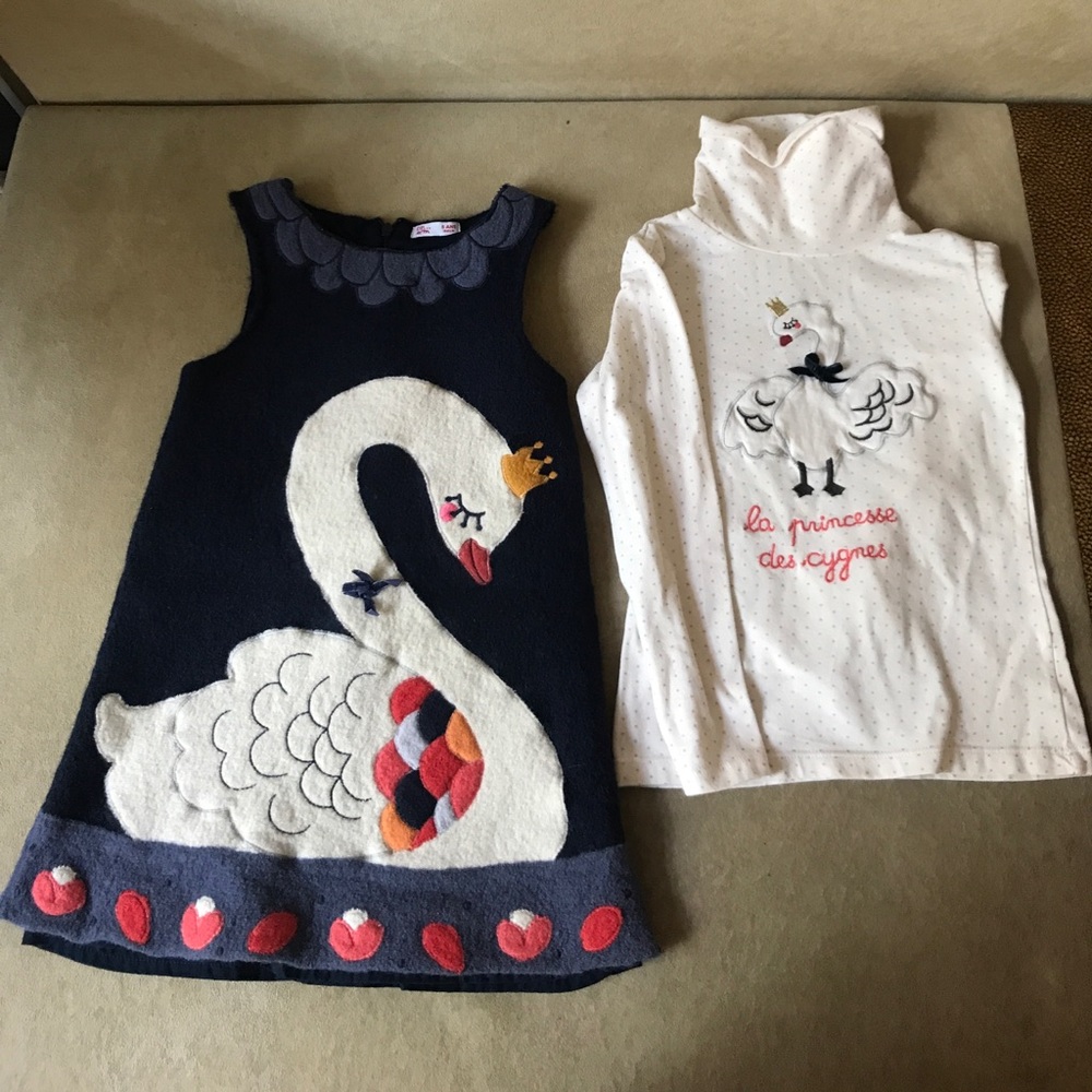 Girl's set ( dress and top )