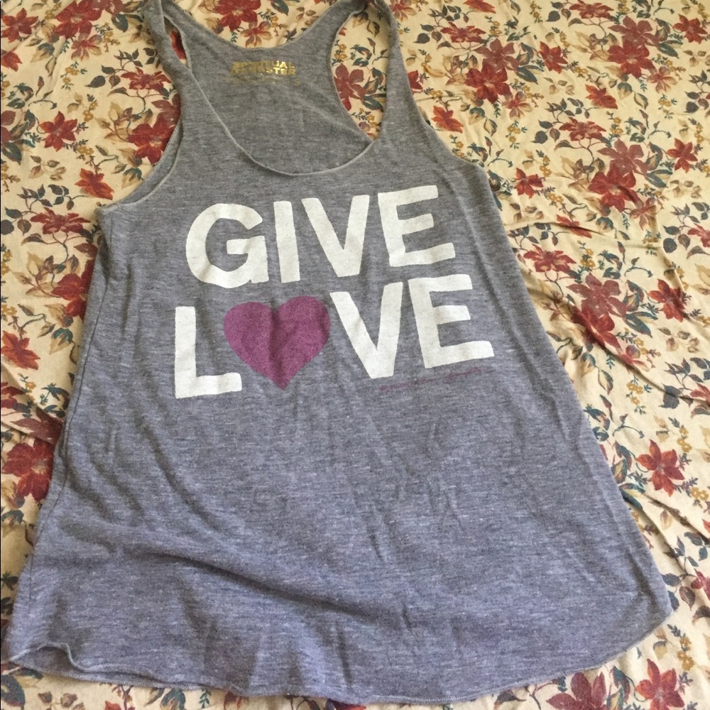 SOLD Spiritual Gangster Give Love tank