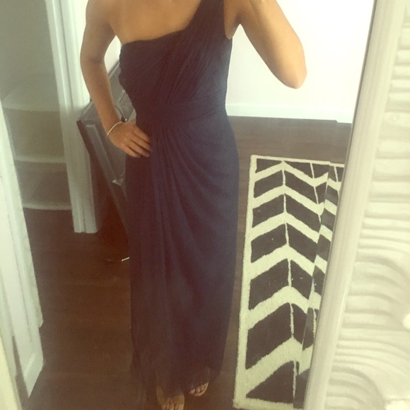 Blue tulle gown - Picture 2 of 5