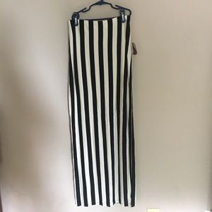 Striped Maxi Skirt
