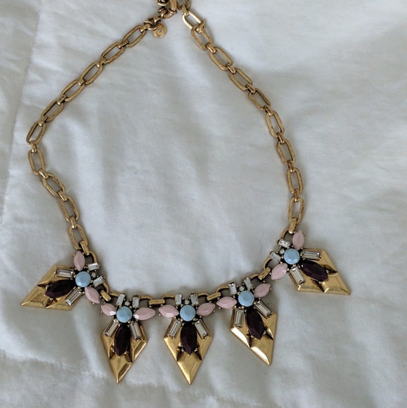 J. Crew Jewelry - J.Crew small statement necklace Gold collar