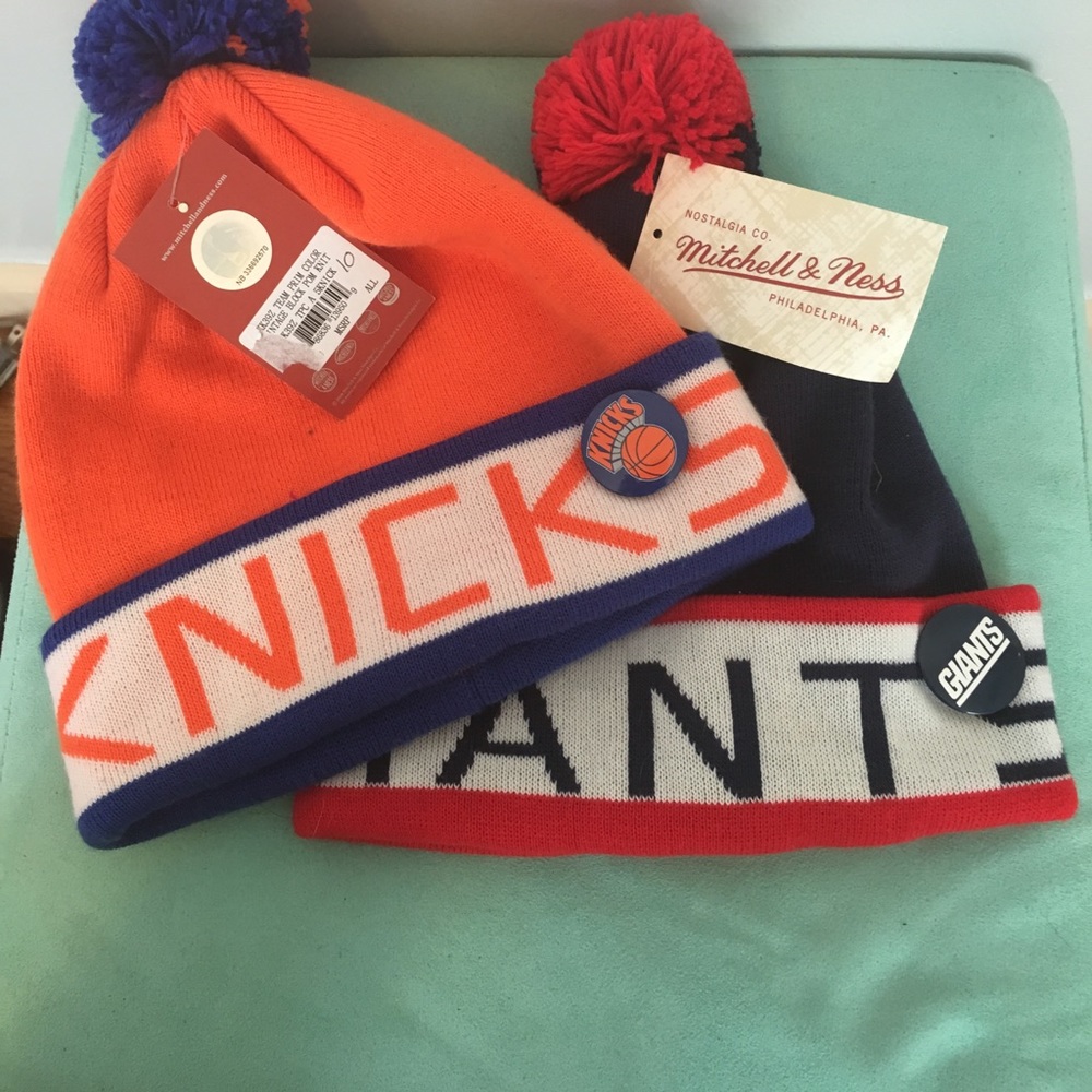 NY Giants and Knicks Official Winter Hats
