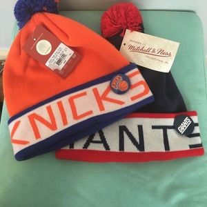 NY Giants and Knicks Official Winter Hats