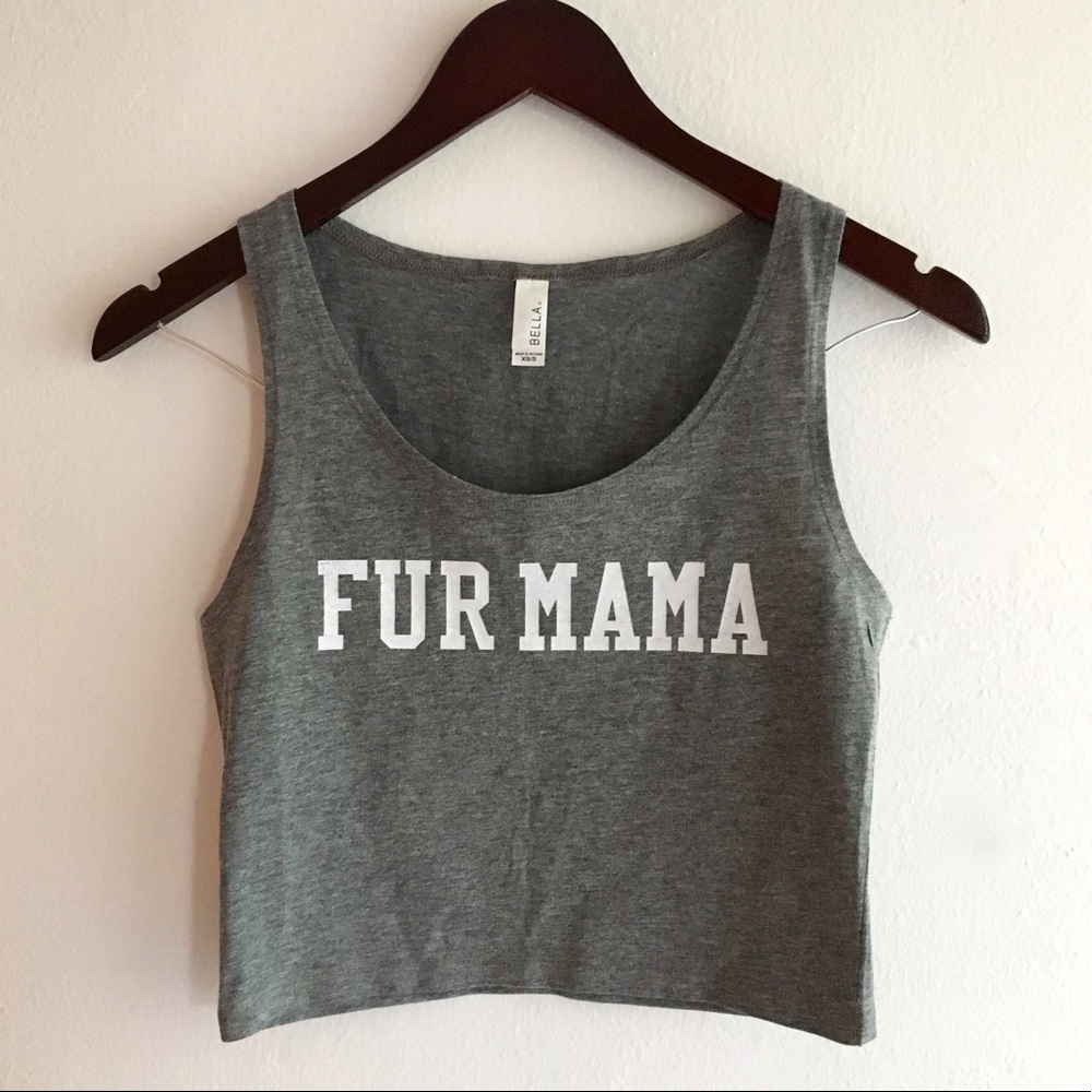 FUR MAMA Crop Top 🐶🐱🐾