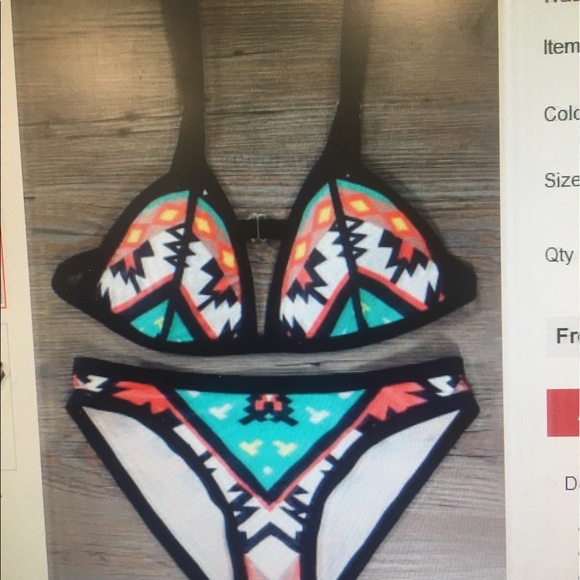 Aztec swimsuit - Picture 2 of 3