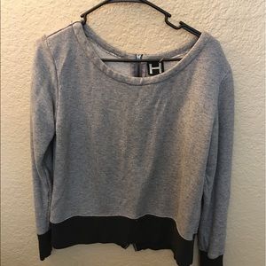 Grey sweater by H
