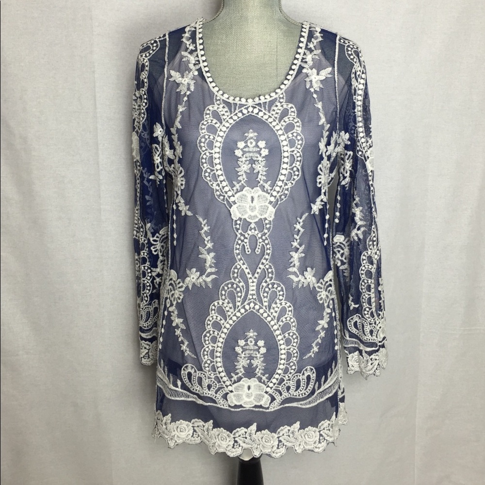 Sheer and Lacey tunic