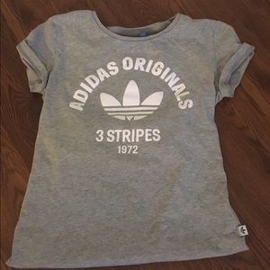 Grey Adidas Originals T- Shirt