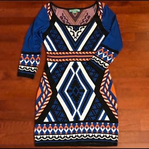 Colorful geometric dress