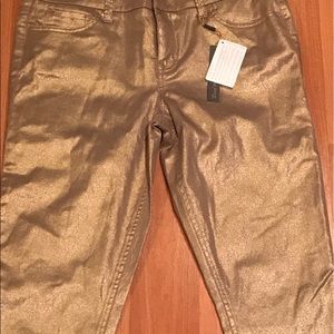 Level 99 Gold Pants women size 30