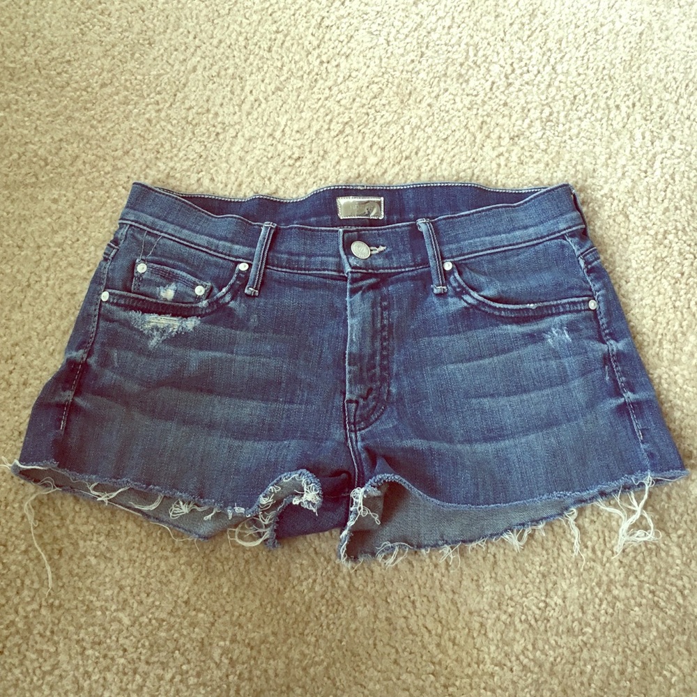 Mother Jeans denim cutoffs