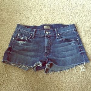 Mother Jeans denim cutoffs