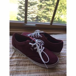 Burgundy Vans