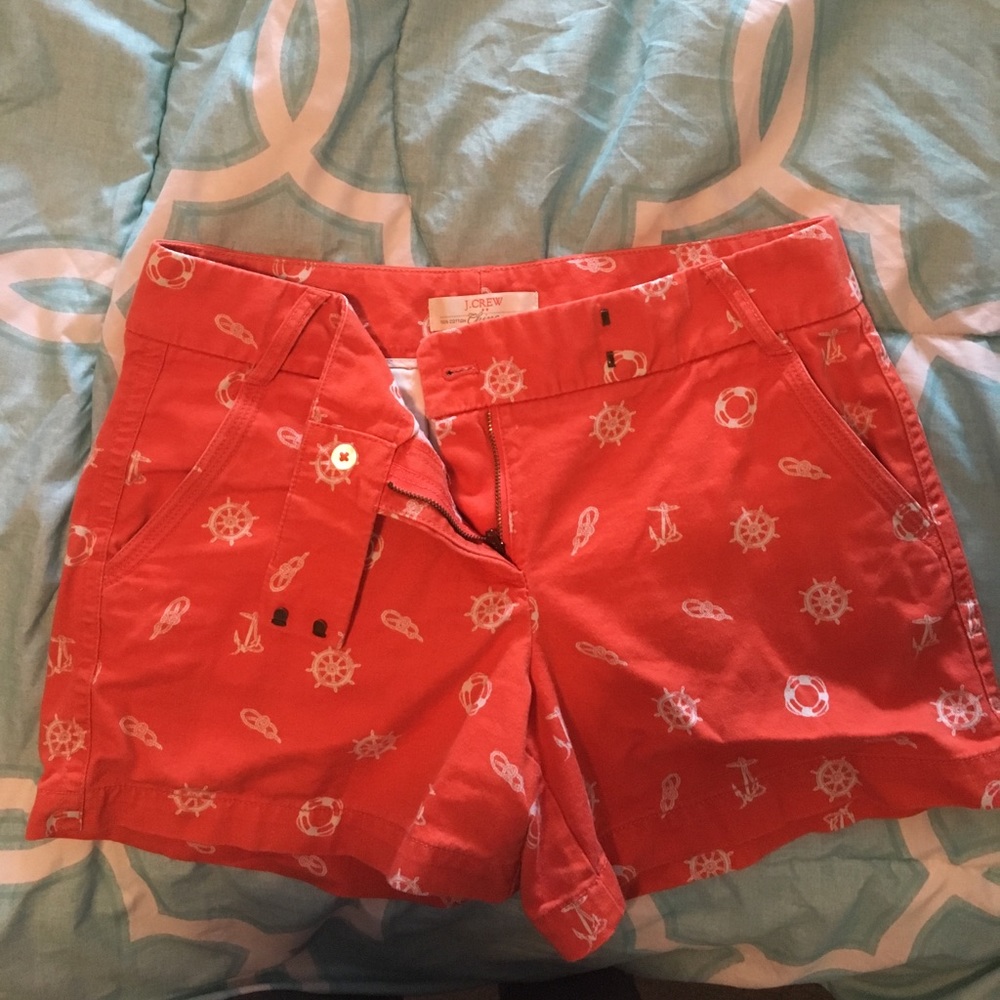 J.Crew orange shorts
