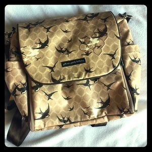 Petunia Pickle Bottom Glazed Canvas Boxy Backpack