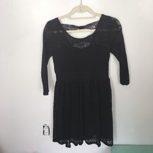 Forever 21 lace skater dress w/ Sweetheart bows