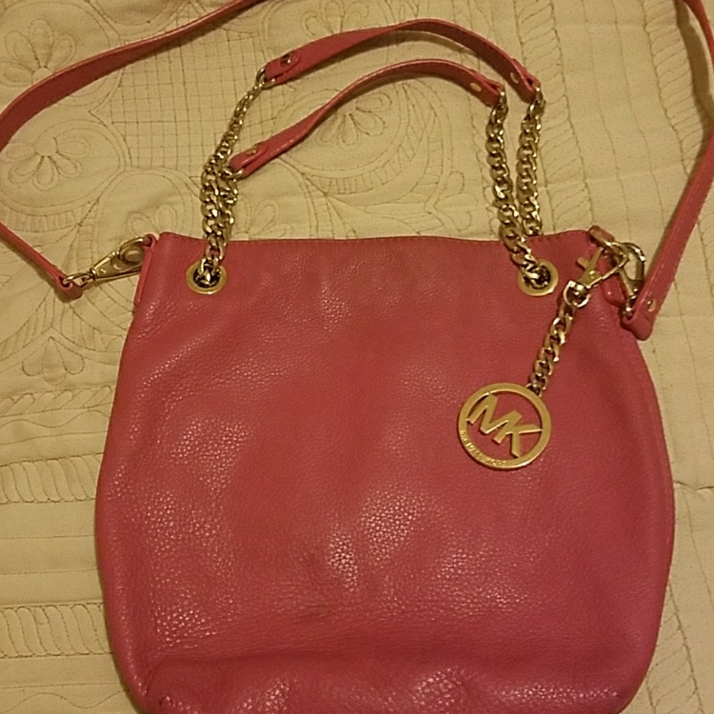MK hot pink purse